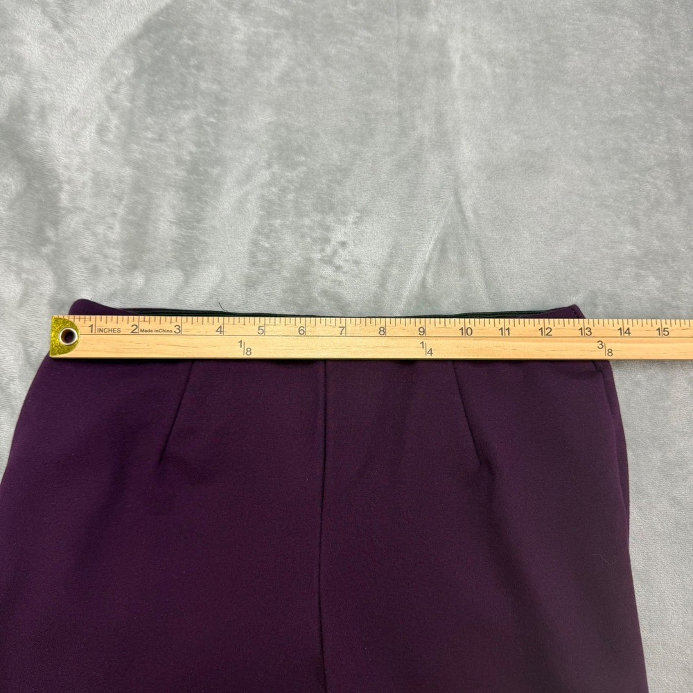Calvin‎ Klein Women Purple Size 6 Pants Trousers Elastic Waist (26x26) - Picture 7 of 12